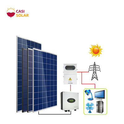 Complete Set TUV 10kw Solar System On Grid Hybrid Solar Inverter